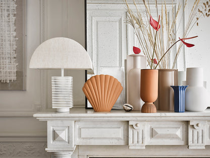 Vase mate blanc