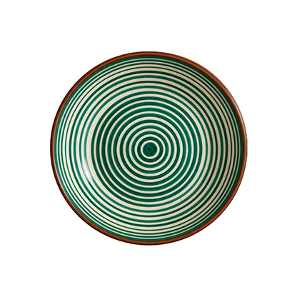 Saladier Vert Medium Classic Stripe Casa Cubista