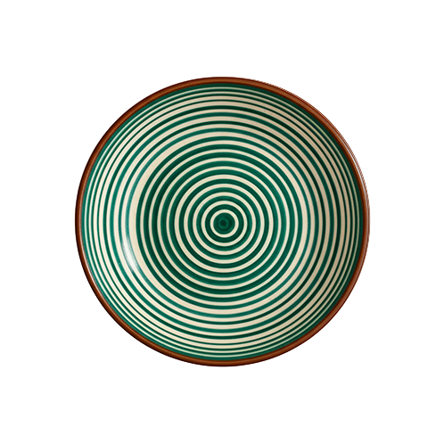 Saladier Vert Medium Classic Stripe Casa Cubista