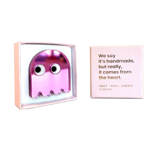 Broche ghost rose