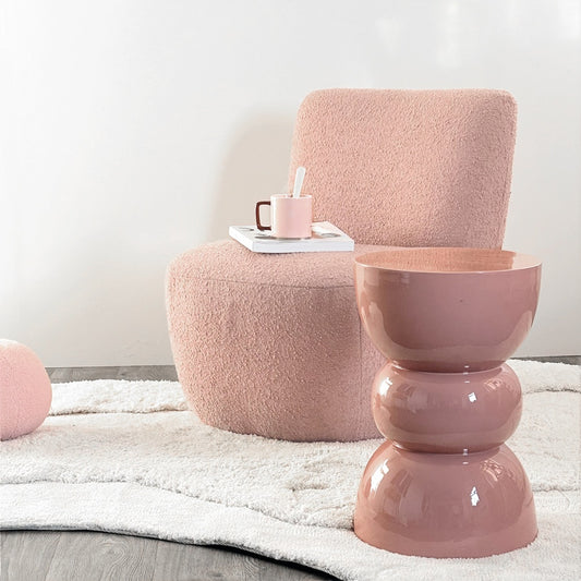 Fauteuil Eve rose poudré
