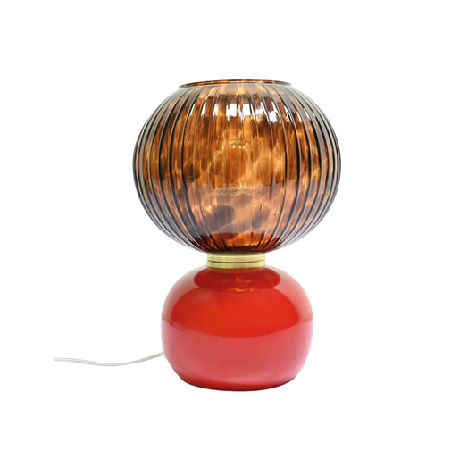 Lampe Adonis Leopard rouge