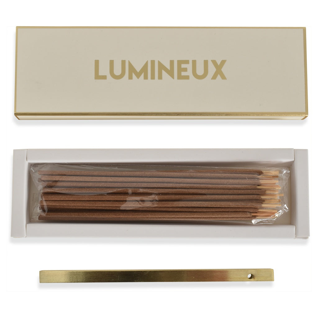 Encens bâtonnets Lumineux jasmin freesia avec support