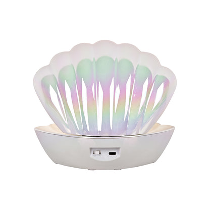 Lampe Coki blanche à paillettes