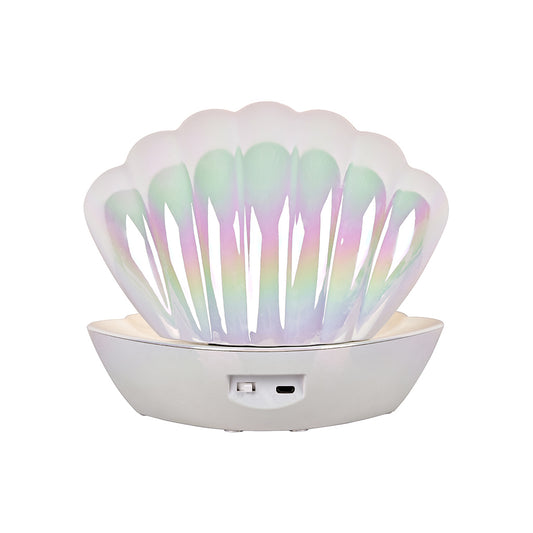 Lampe Coki blanche à paillettes