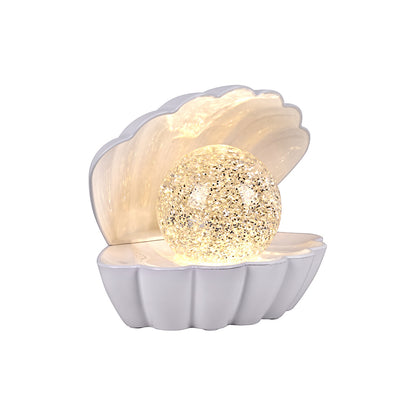 Lampe Coki blanche à paillettes