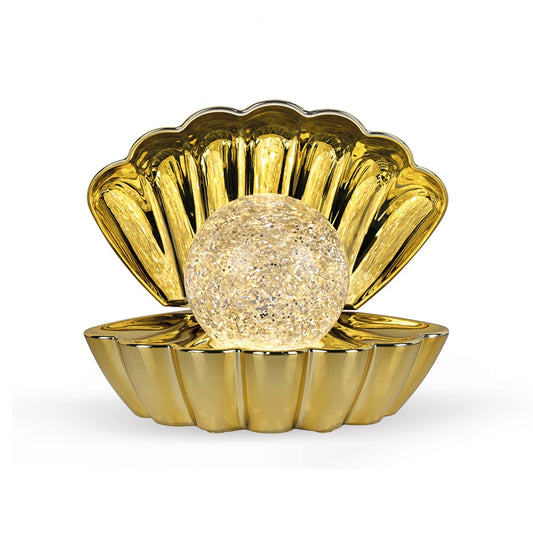 Lampe Coki doré à paillettes