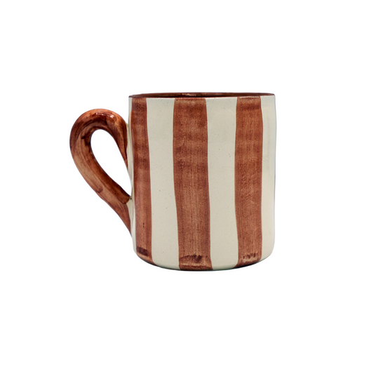 Tasse Terracotta Vertical Stripes Casa Cubista