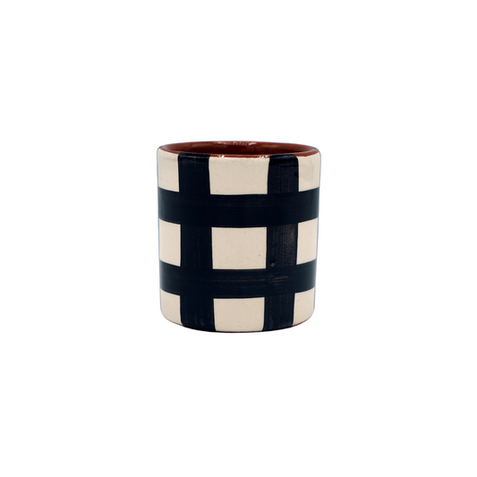 Tasse à espresso Noir Grid Casa Cubista