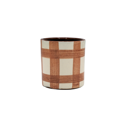 Tasse à espresso Terracotta Grid Casa Cubista