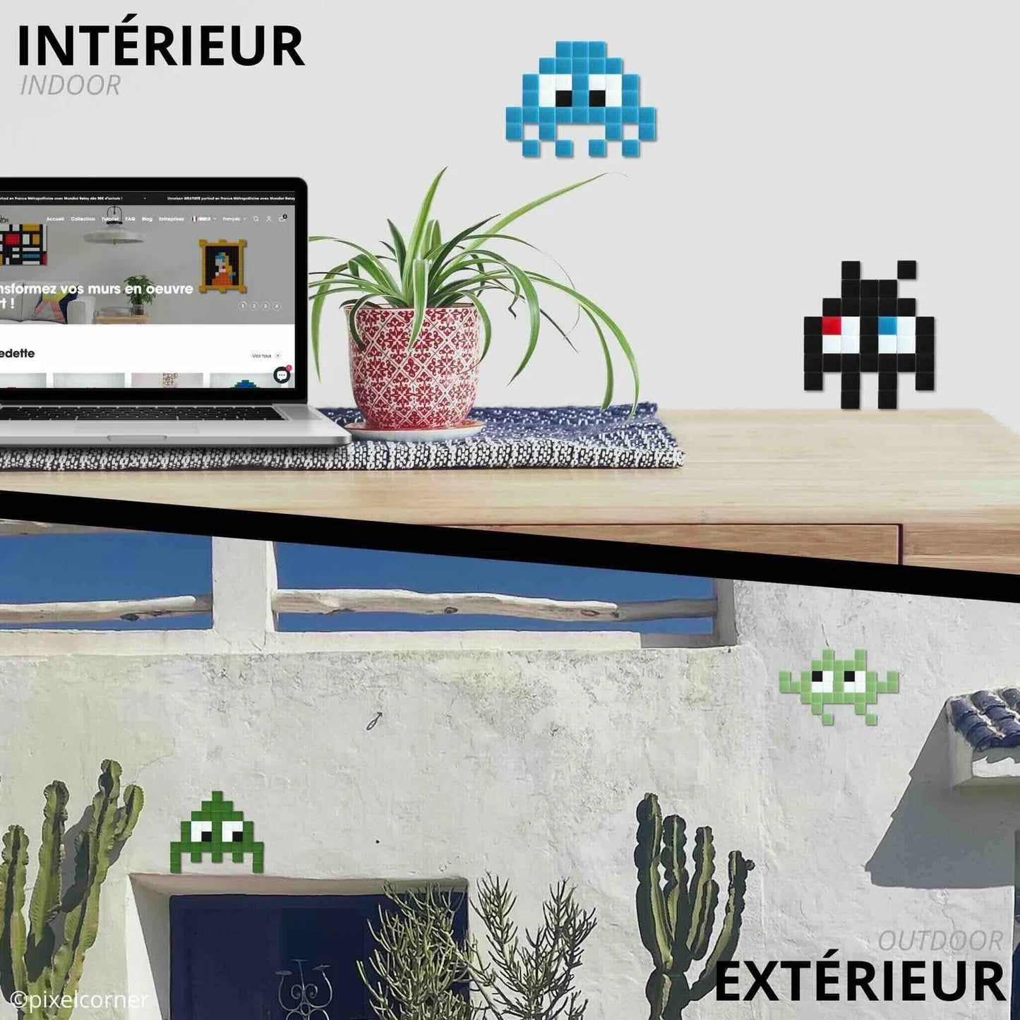 Little Alien Bleu - Art Kit by Pixel Corner
