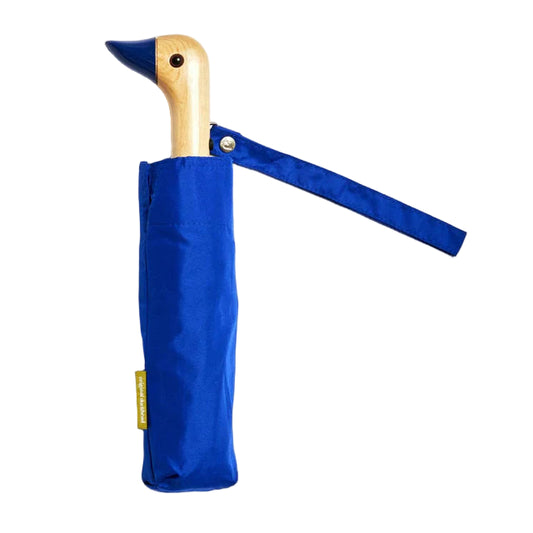 Parapluie duckhead compact bleu roi